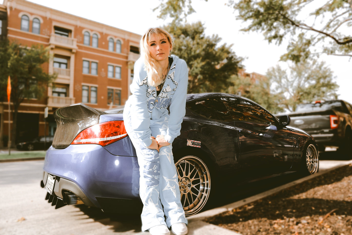 Visionary Blue Puff Zip Up