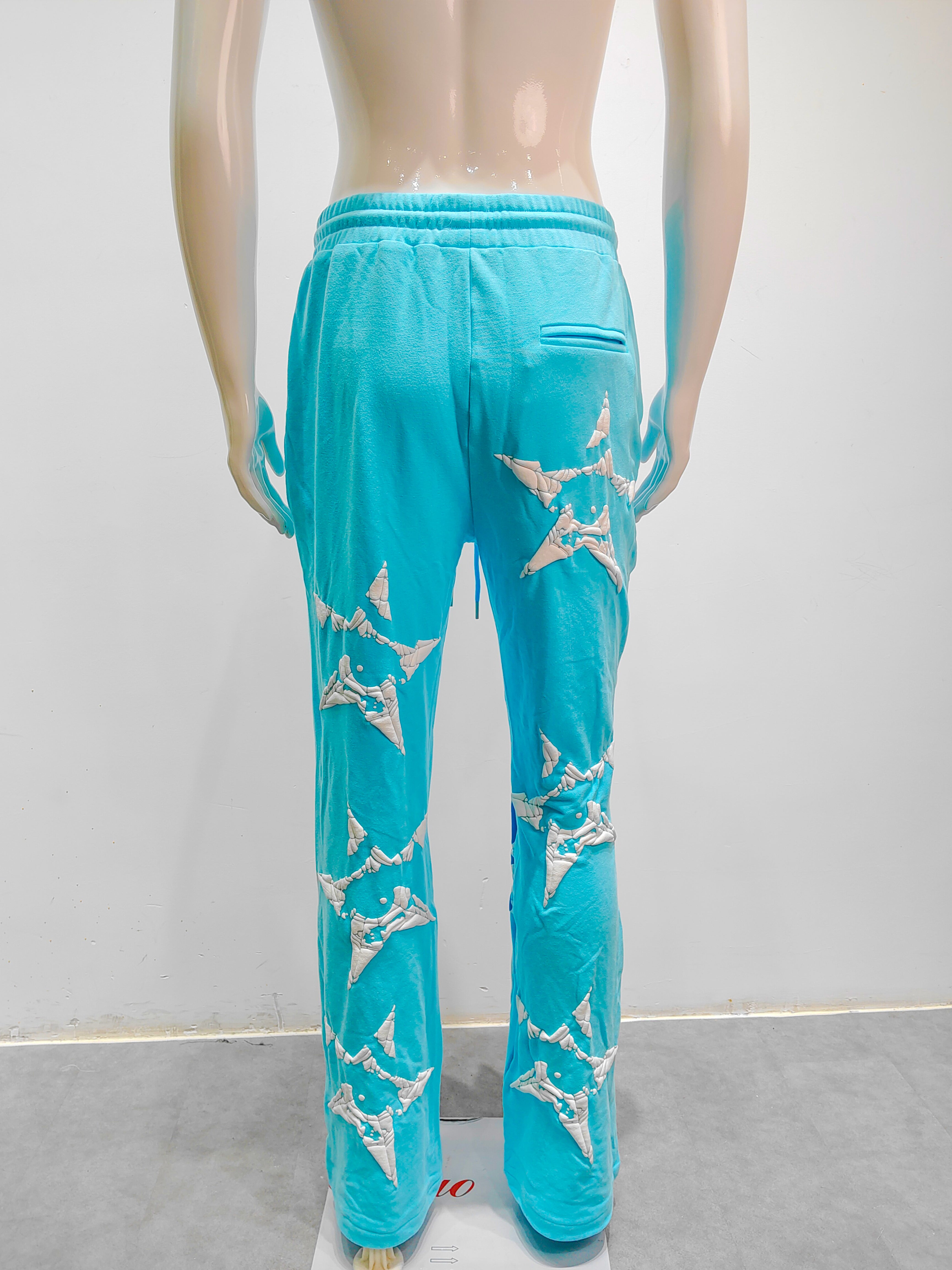 LIGHT BLUE VISIONARY FLARED PANTS