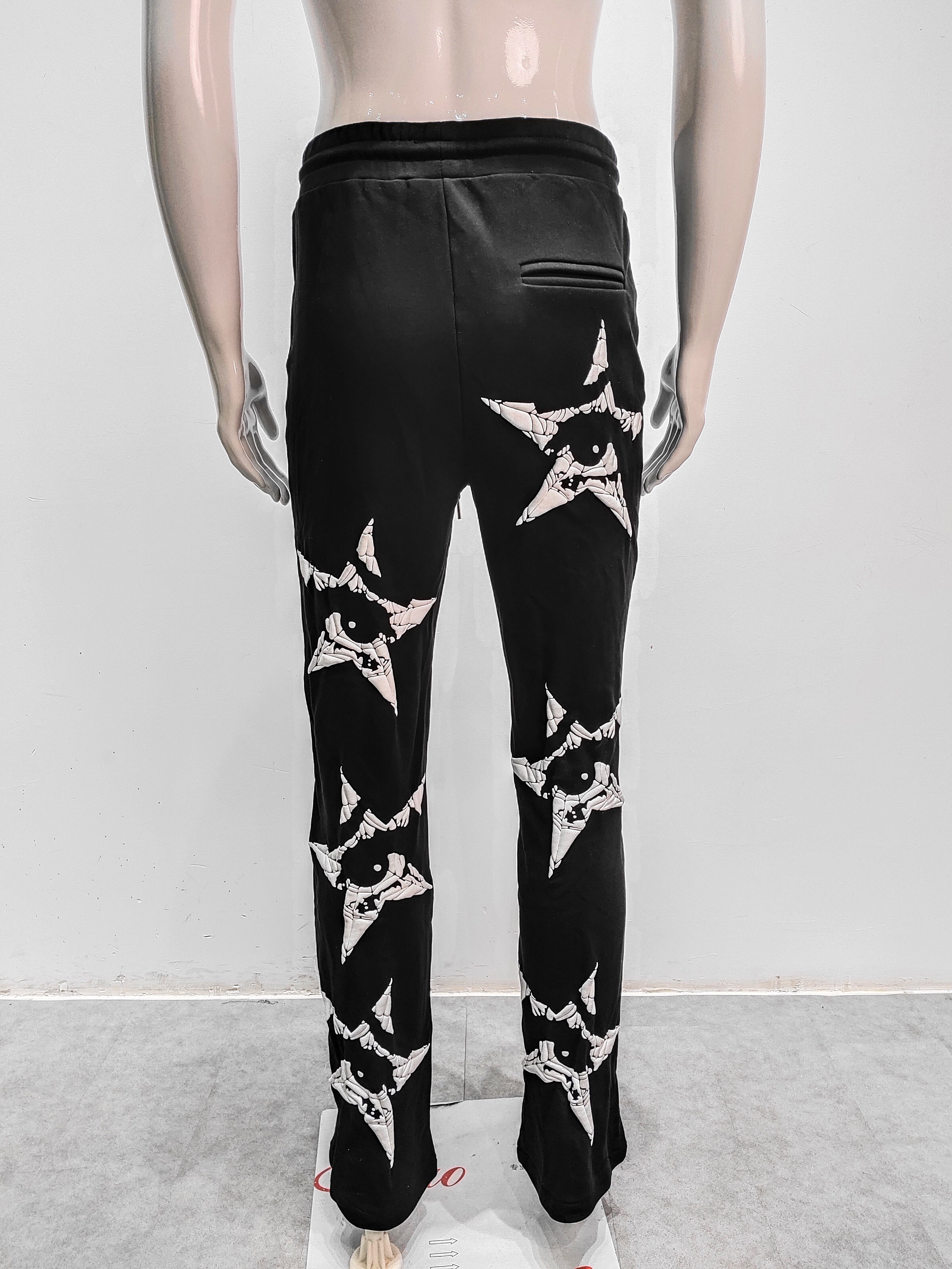 BLACK VISIONARY FLARED PANTS