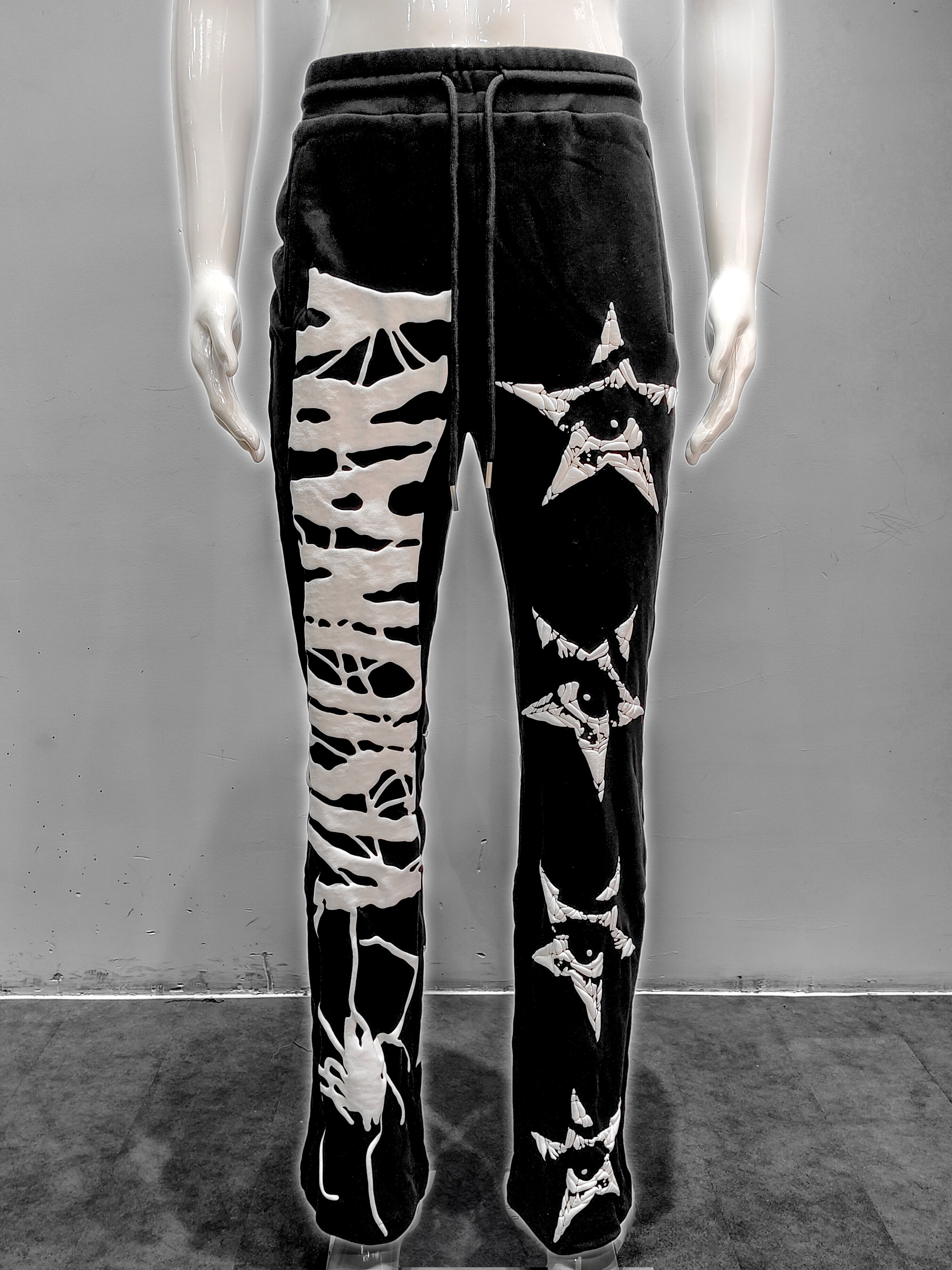 BLACK VISIONARY FLARED PANTS