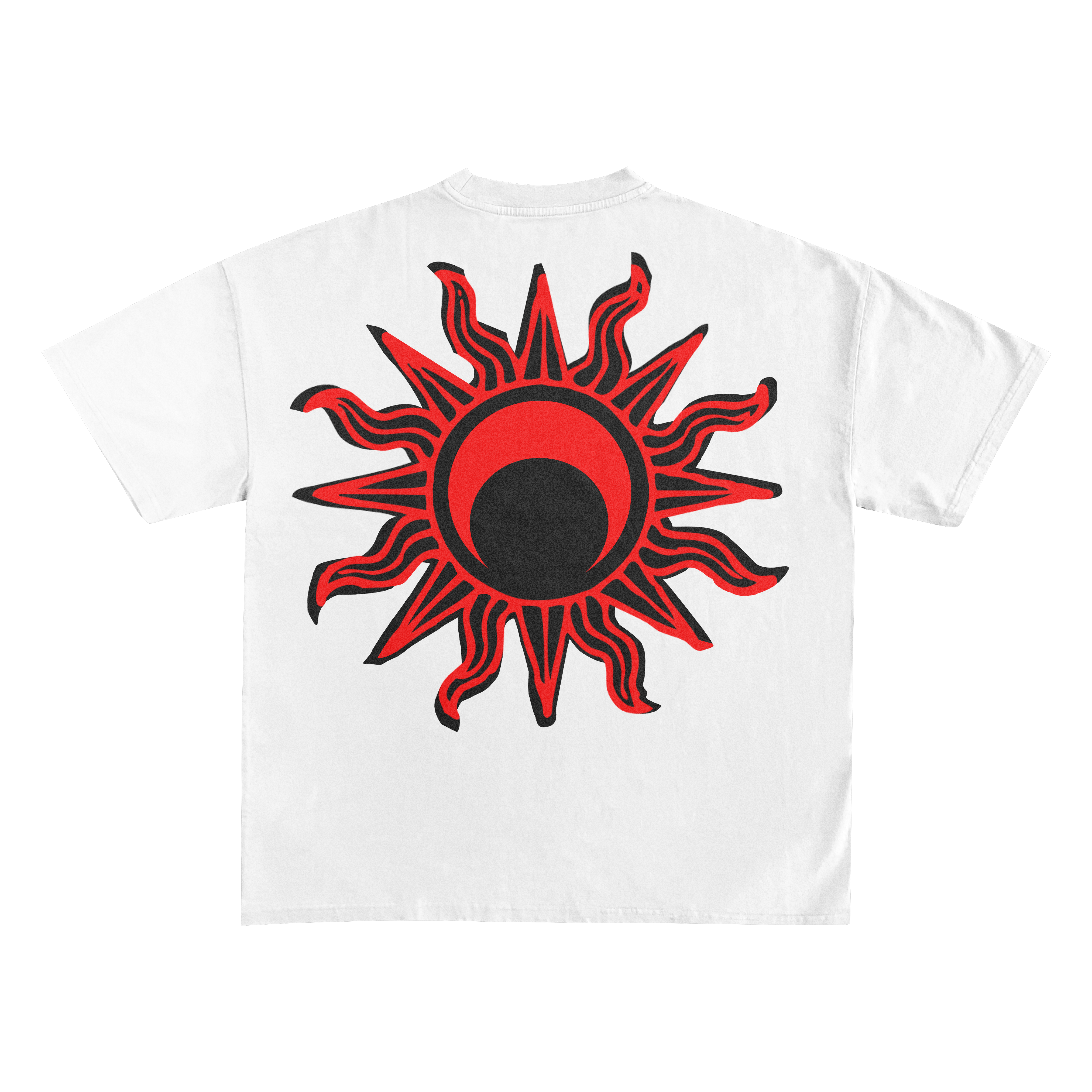 VISIONARY WHITE RED PUFF PRINT TEE