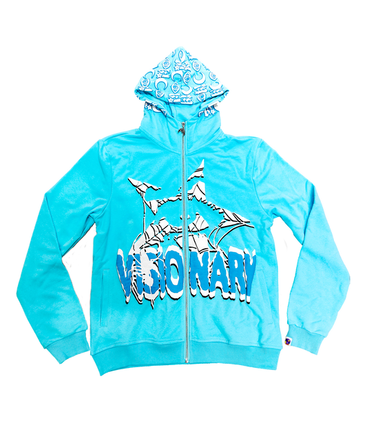 Visionary Blue Puff Zip Up