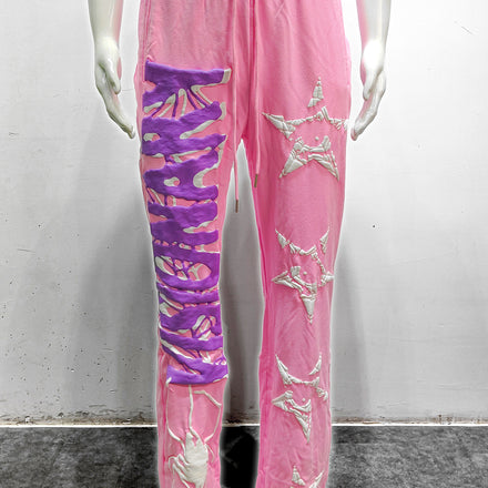 PINK VISIONARY FLARED SWEATPANTS