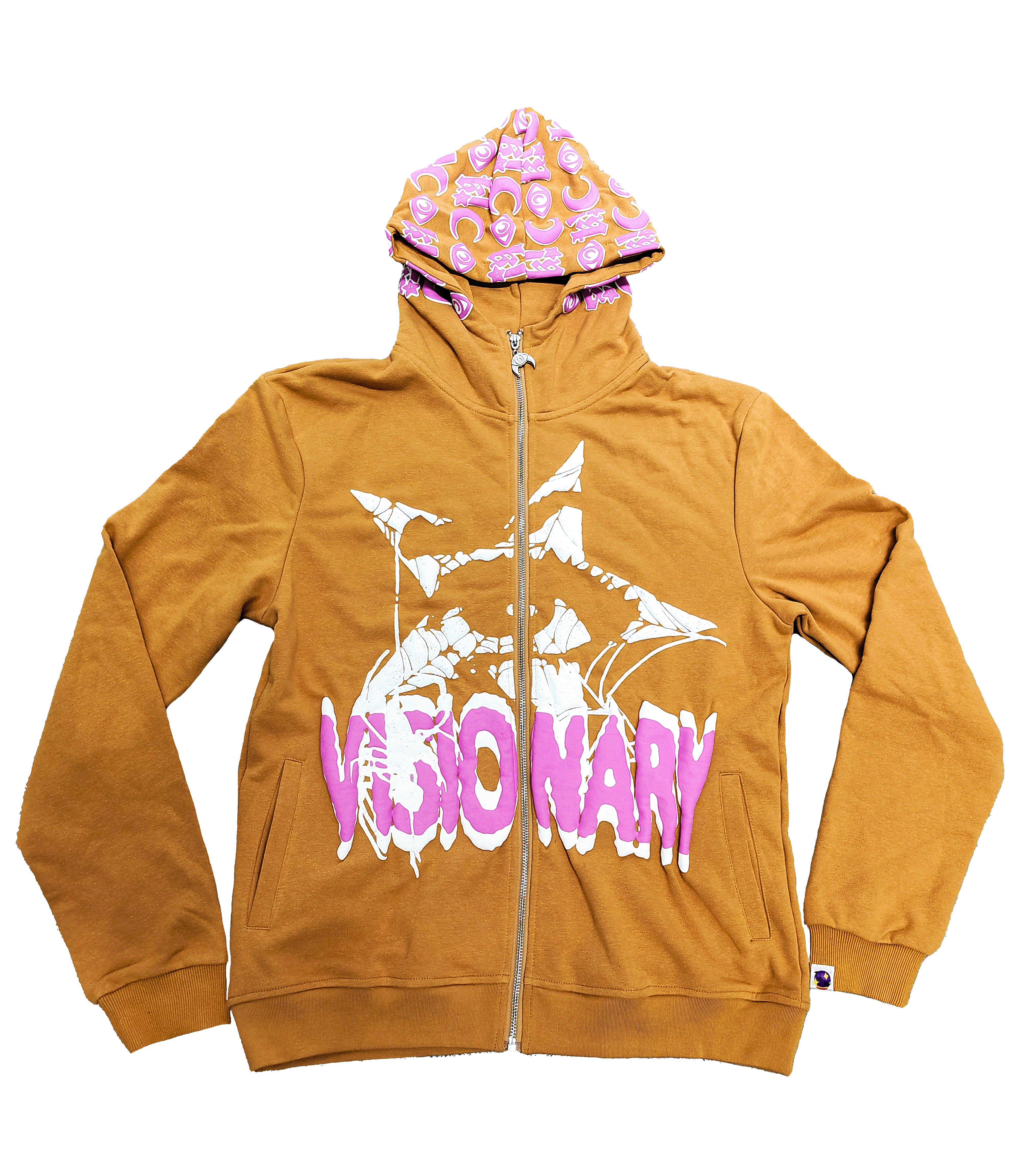 LIMITED PINK & BROWN VISIONARY ZIP UP