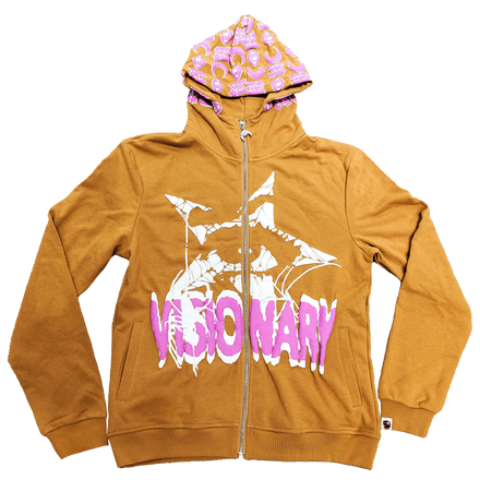 LIMITED PINK & BROWN VISIONARY ZIP UP